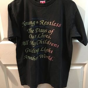Vintage 90s Soap Opera Young and Restless T Shirt
